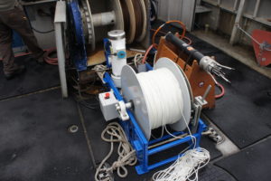 PID-02 Winch with microCTD Turbulence Profiler aboard the R/V John Strickland 